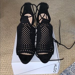 Laced aldo shoe